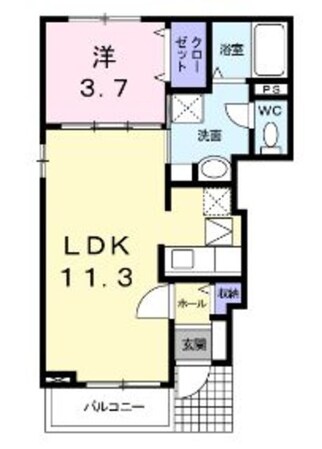 ベルコリーヌの物件間取画像